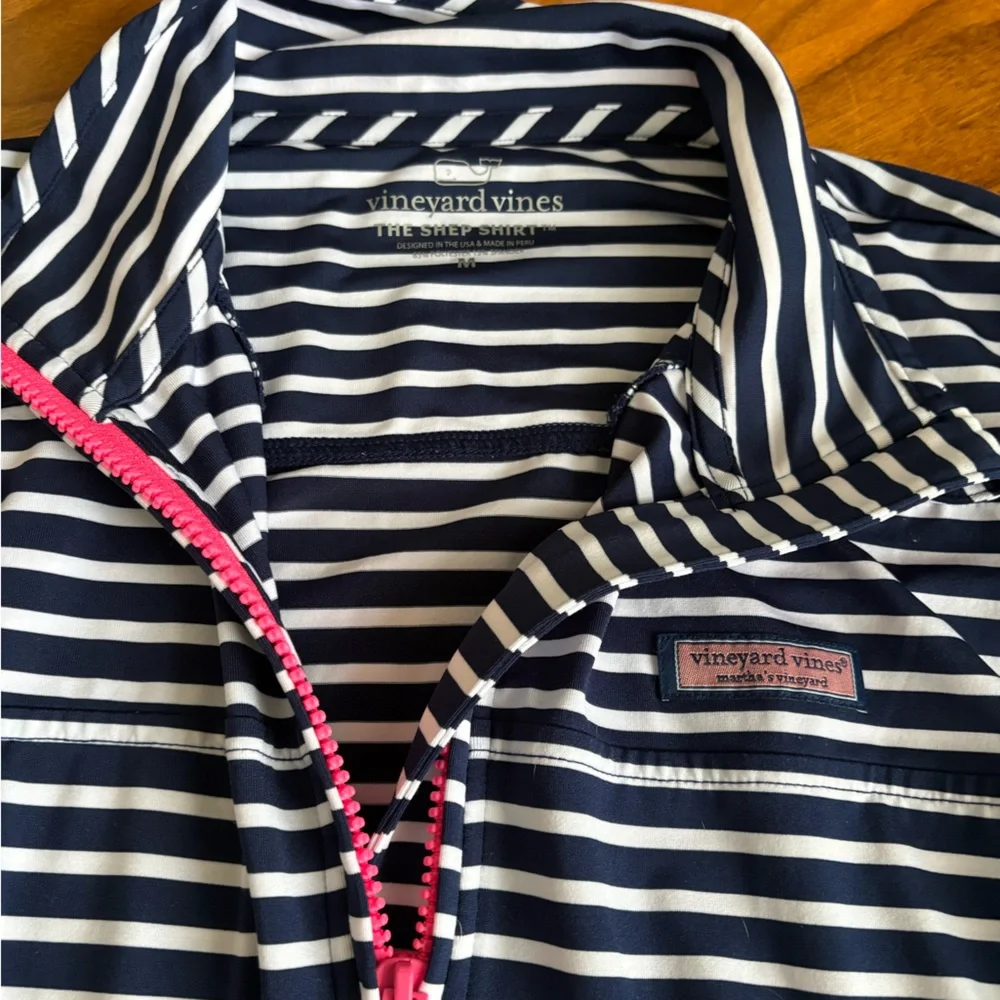 Renwick Sport & Vineyard Vines Striped Half-Zip Pullover SET, ECU - Picture 6 of 17